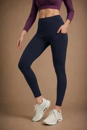 Carbon Utility Legging (2 Pockets) (Midnight Navy)