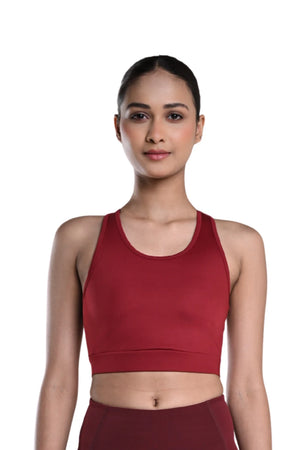 Racerback Active Bra (Red Rush)