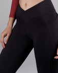 Carbon Crossband Legging (Carbon Black)