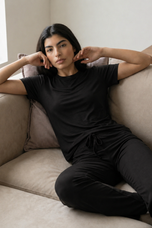Women’s Bamboo Lounge Set (Carbon-Black)