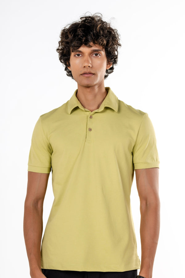 Sorona™ Polo (Leek Green)