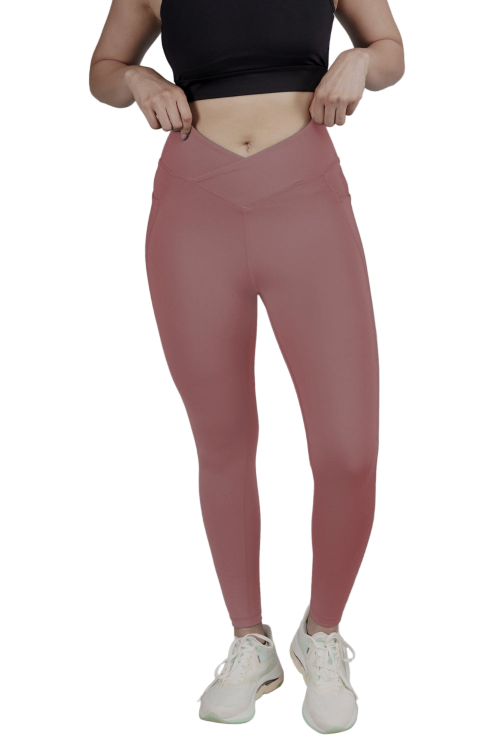 Carbon Crossband Legging (Mauve Wood)