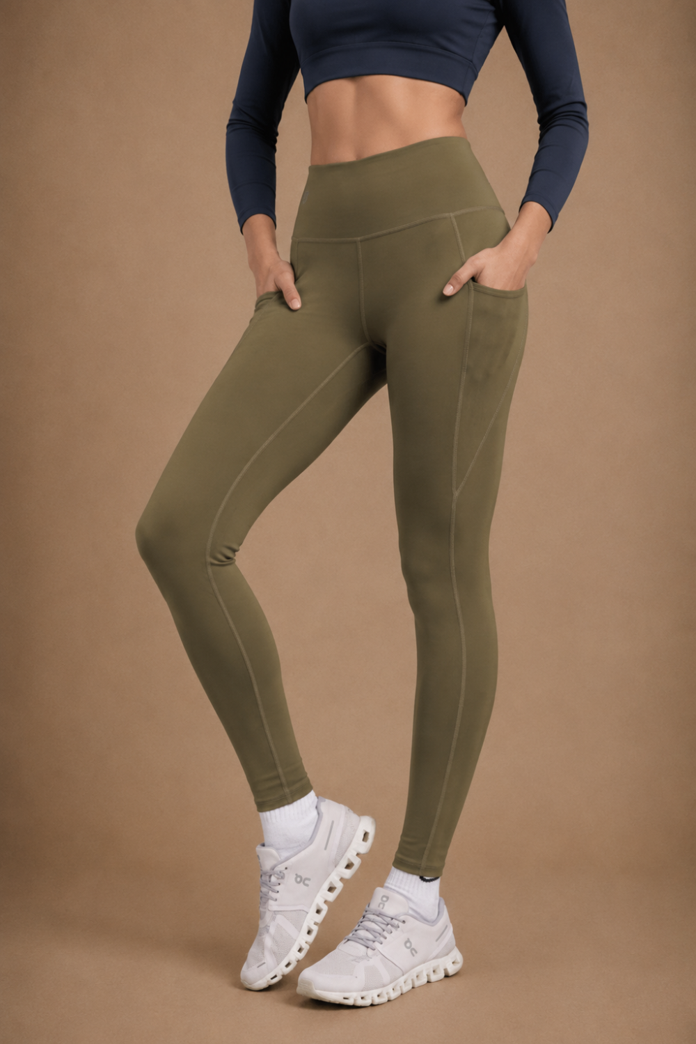 Carbon Utility Legging (2 Pockets) (Sage Green)