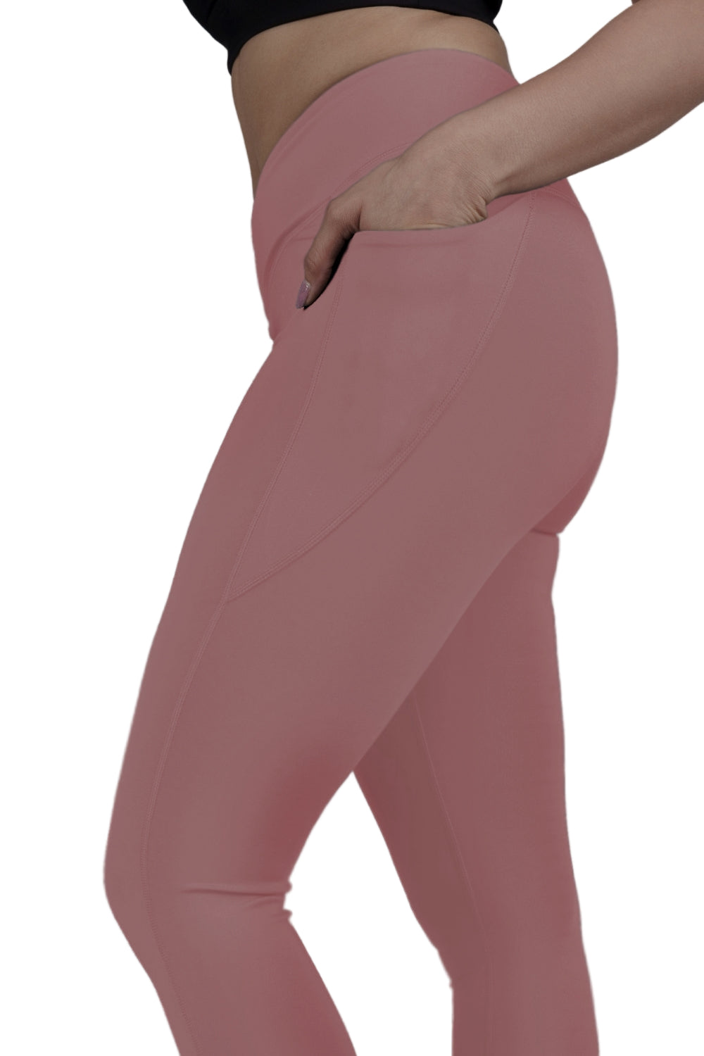 Carbon Crossband Legging (Mauve Wood)