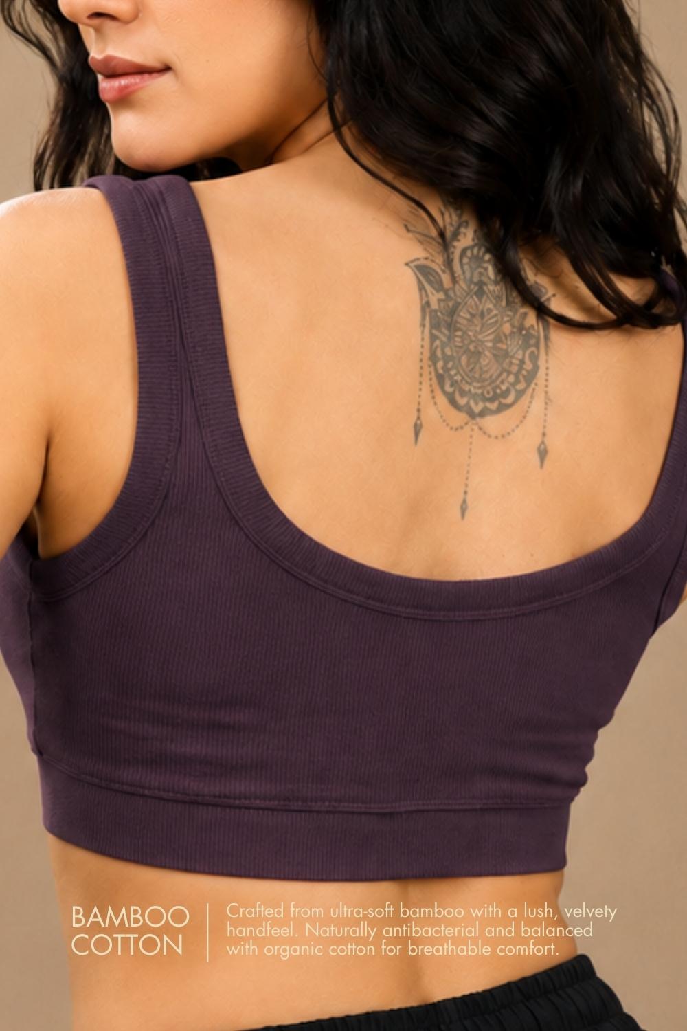 Bamboo Bra (Plum)