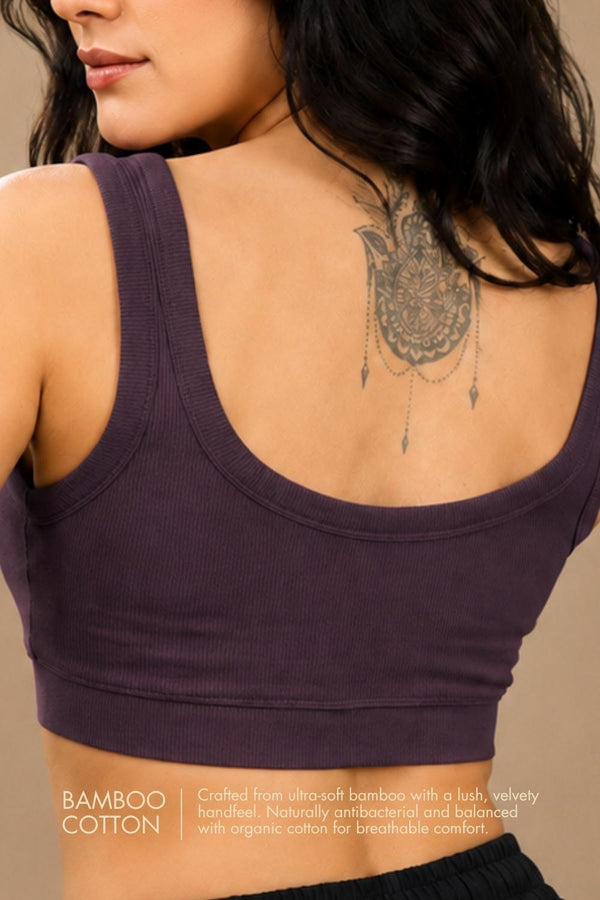 Bamboo Bra (Plum)