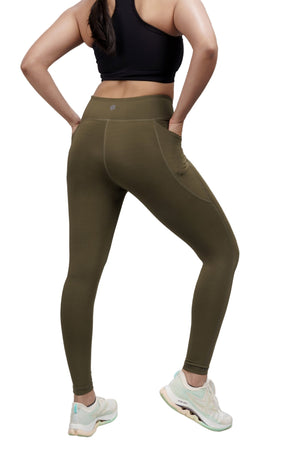 Carbon Crossband Legging (Sage Green)