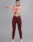 Carbon Crossband Legging