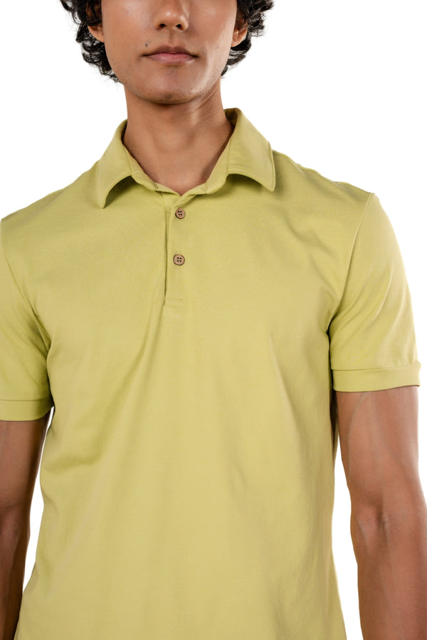 Sorona™ Polo (Leek Green)