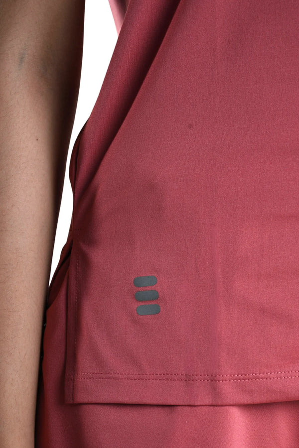 Bio Active Tee – EcoCiclo™ Biodegradable Polyester  (Mauve Wood)