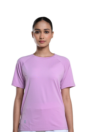 Bio Active Tee – EcoCiclo™ Biodegradable Polyester  (Lavender Haze)