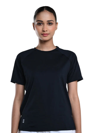 Bio Active Tee – EcoCiclo™ Biodegradable Polyester (Midnight Navy)