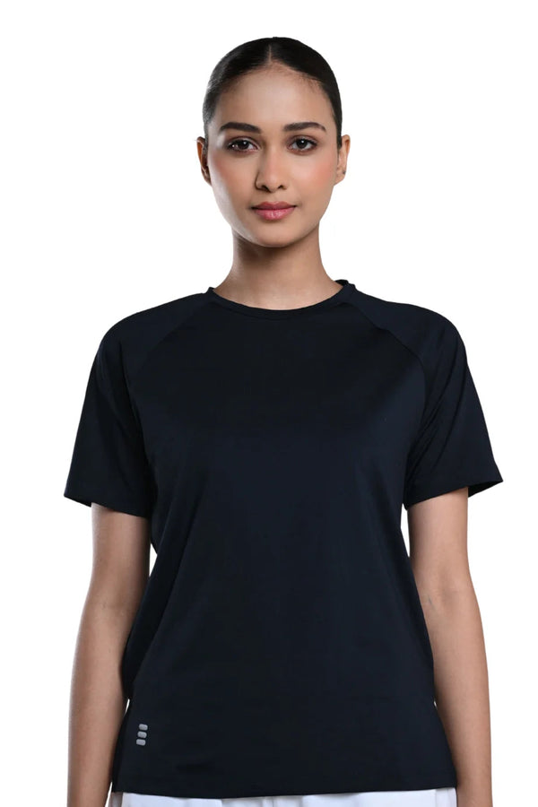 Bio Active Tee – EcoCiclo™ Biodegradable Polyester (Midnight Navy)