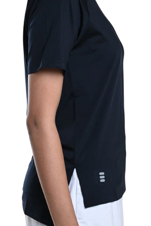 Bio Active Tee – EcoCiclo™ Biodegradable Polyester (Midnight Navy)