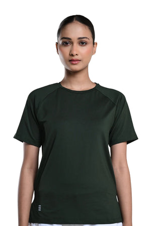Bio Active Tee – EcoCiclo™ Biodegradable Polyester (Pine Green)