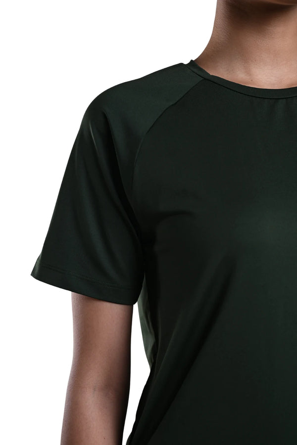 Bio Active Tee – EcoCiclo™ Biodegradable Polyester (Pine Green)