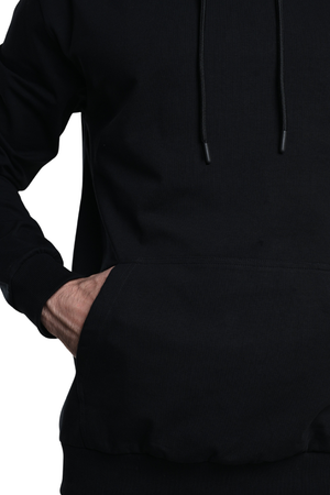 Carbon Hoodie – Men’s Organic Cotton Hoodie (Carbon Black)