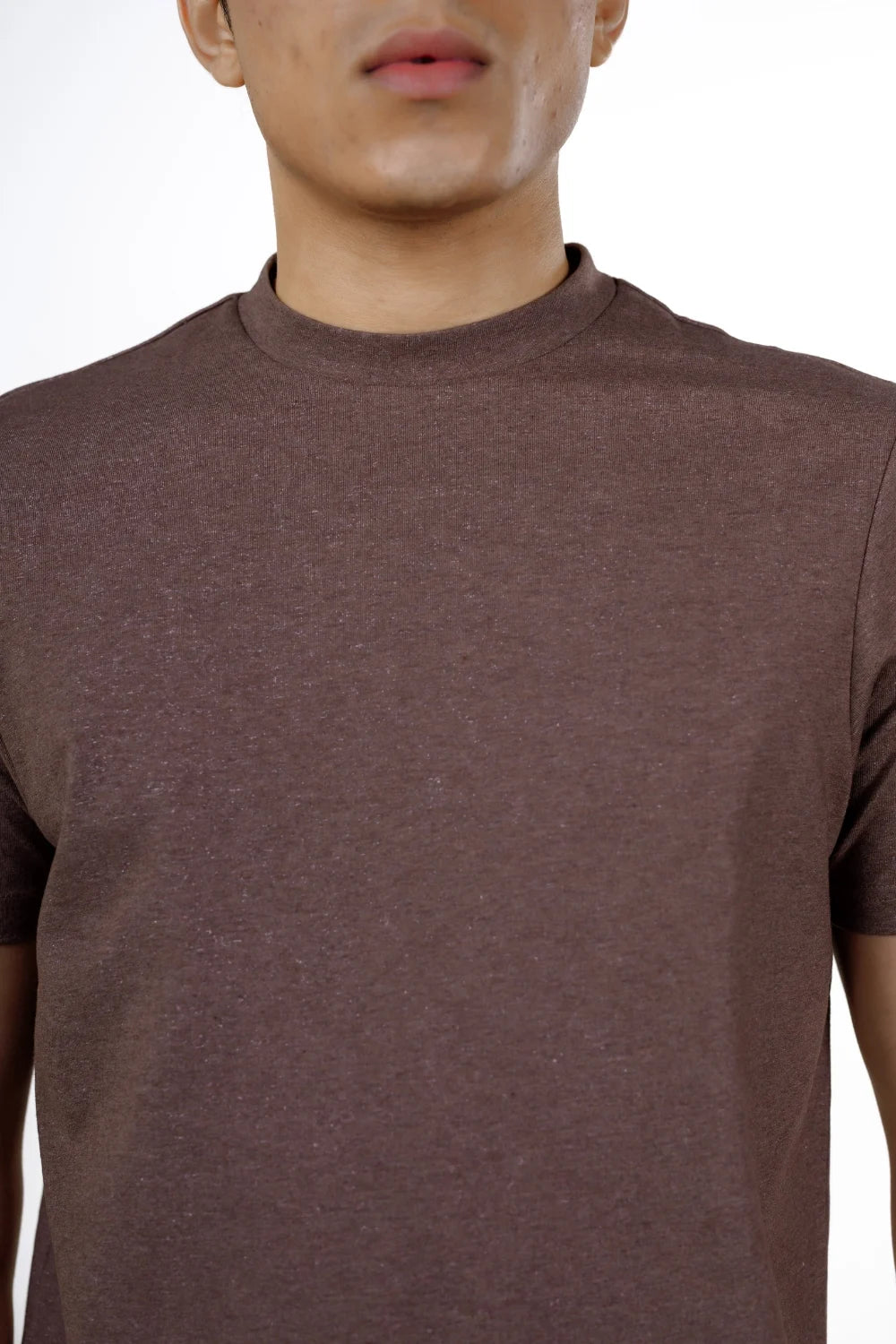 Carbon Heavyweight T-Shirt – Sorona™ (Dark Brown Melange)
