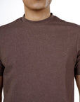 Carbon Heavyweight T-Shirt – Sorona™ (Dark Brown Melange)