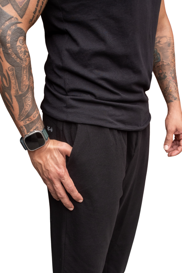 Cuffed Hybrid Knit Multi-Utility Pants