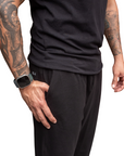 Cuffed Hybrid Knit Multi-Utility Pants