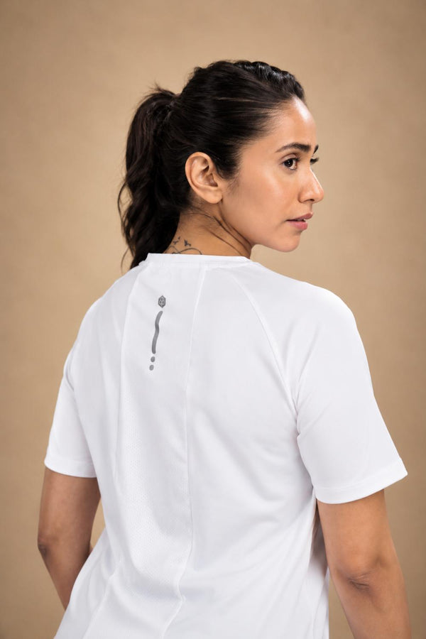 Bio Active Tee – EcoCiclo™ Biodegradable Polyester (Chalk)