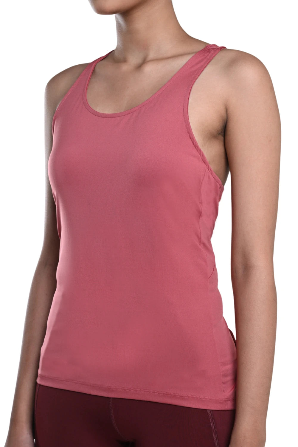 Bio Active Tank – EcoCiclo™ Biodegradable Polyester (Mauve Wood)