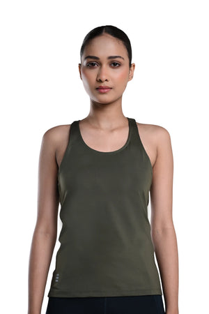 Bio Active Tank – EcoCiclo™ Biodegradable Polyester (Sage Green)