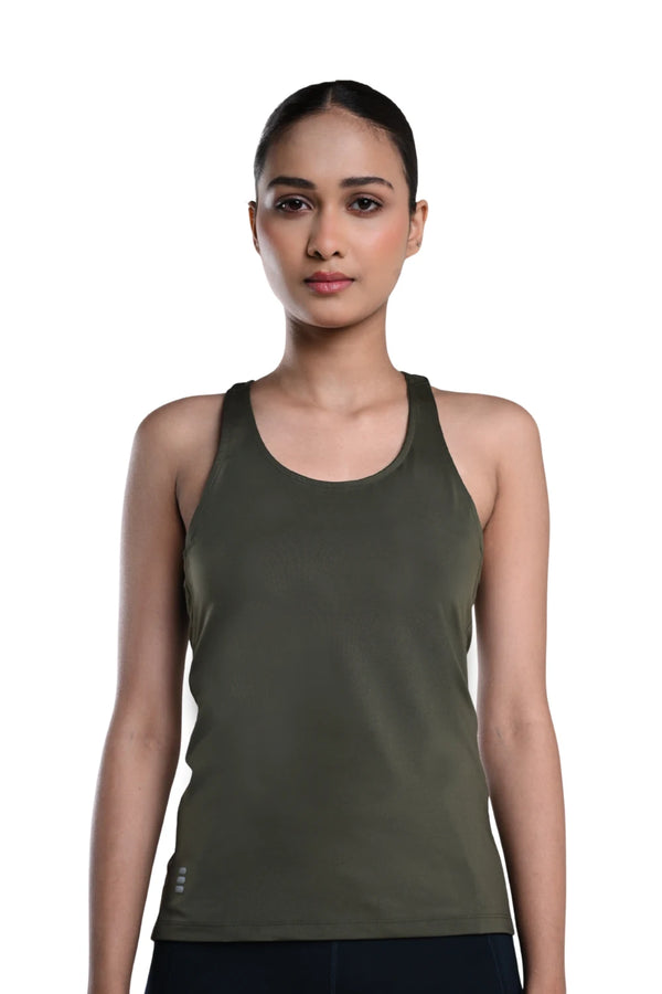 Bio Active Tank – EcoCiclo™ Biodegradable Polyester (Sage Green)