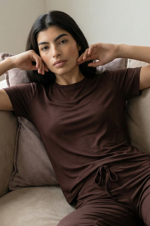 Women’s Ultra Soft Bamboo Tee (Chicory Coffee)