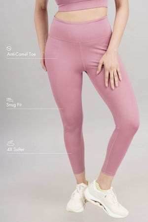 Carbon Comfort Legging (Mellow Mauve)