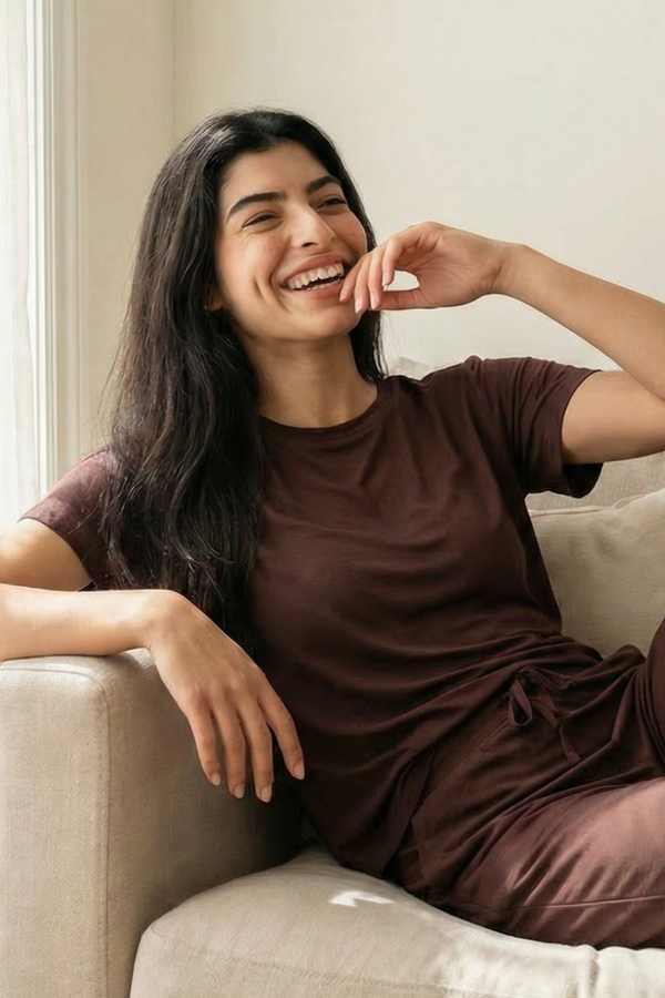 Women’s Ultra Soft Bamboo Tee (Chicory Coffee)