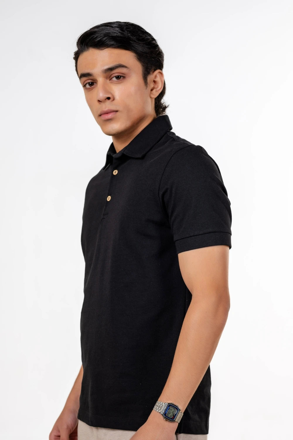 Sorona™ Polo (Carbon Black)