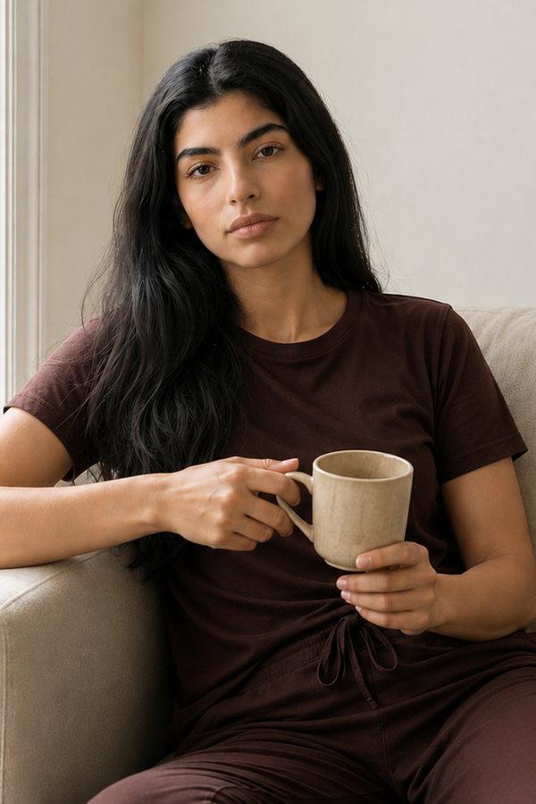 Women’s Ultra Soft Bamboo Tee (Chicory Coffee)