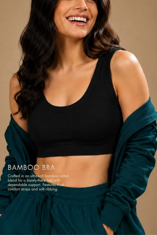 Bamboo Bra (Carbon Black)