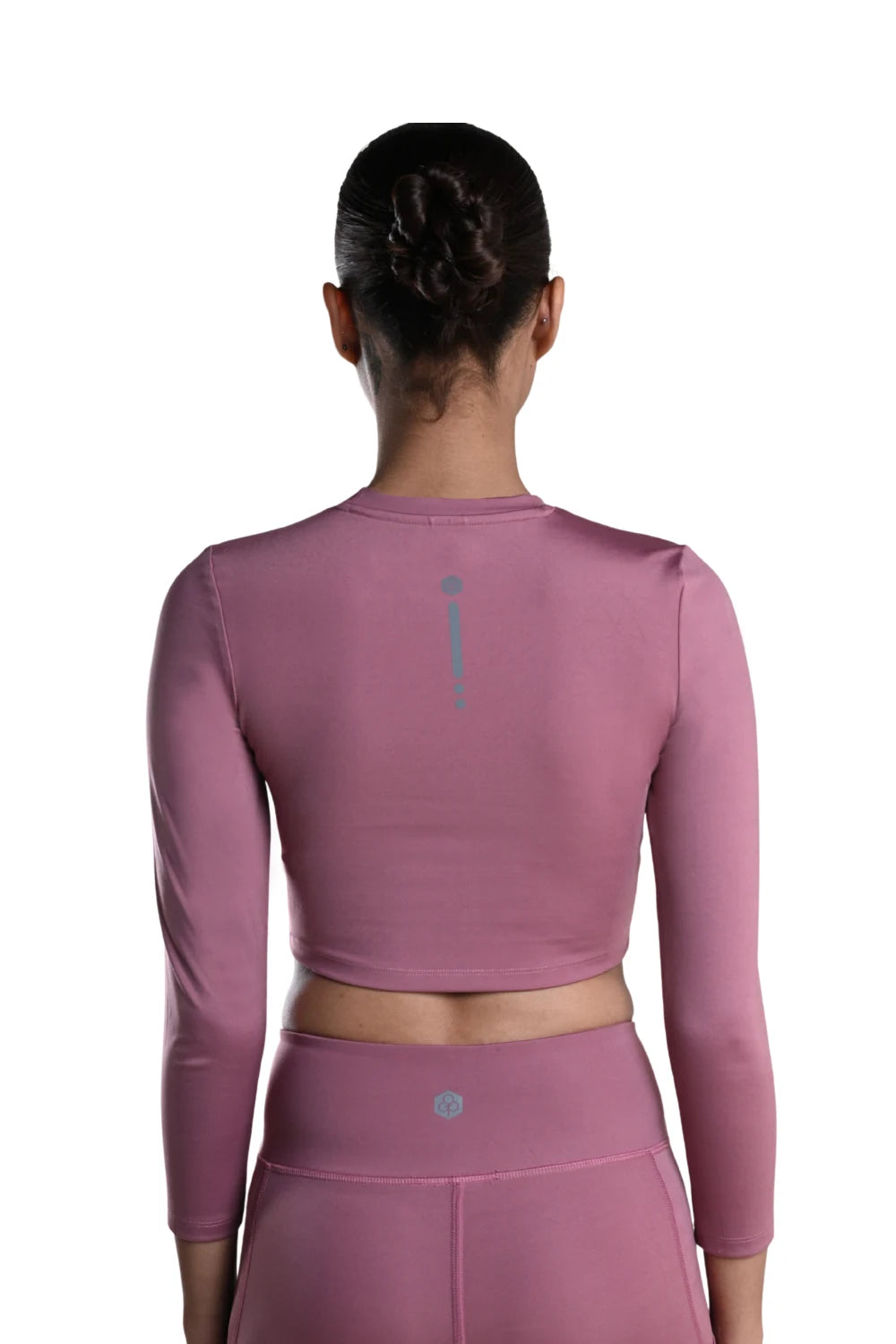 Cropped Active Tee (Mellow Mauve)