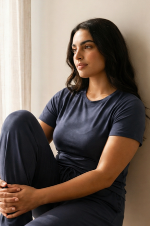 Women’s Ultra Soft Bamboo Tee (Midnight Navy)