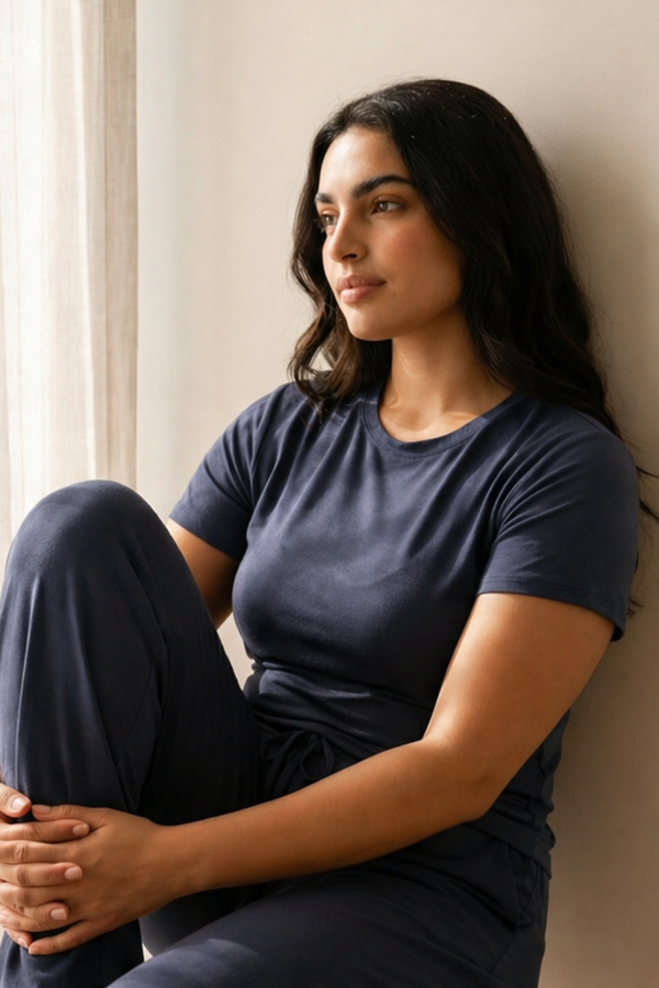 Women’s Ultra Soft Bamboo Tee (Midnight Navy)