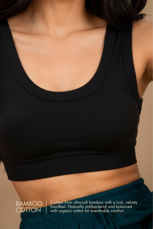 Bamboo Bra (Carbon Black)