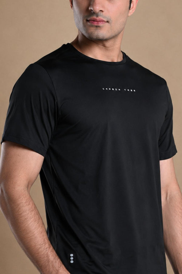 Men’s Bio Sports T-Shirt – EcoCiclo™ Biodegradable Polyester (Carbon Black)