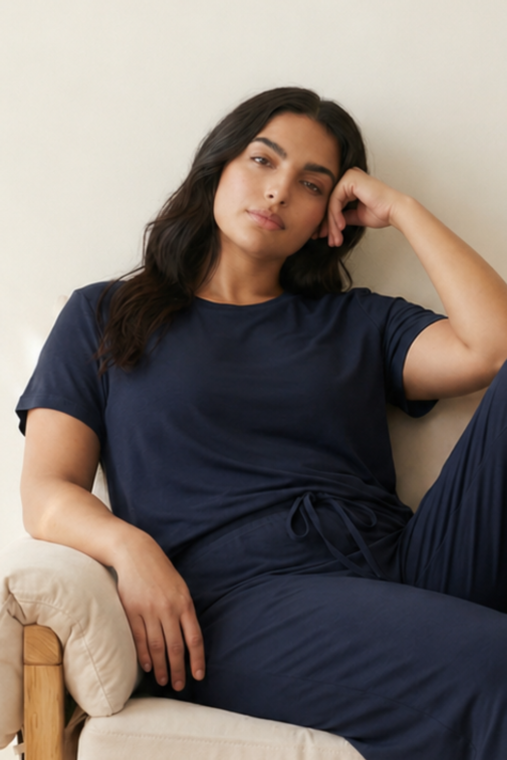 Women’s Ultra Soft Bamboo Tee (Midnight Navy)
