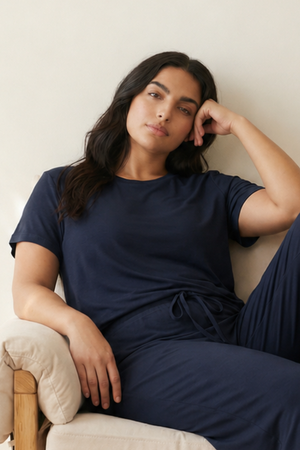 Women’s Ultra Soft Bamboo Tee (Midnight Navy)