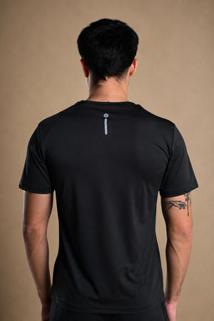 Men’s Bio Sports T-Shirt – EcoCiclo™ Biodegradable Polyester (Carbon Black)