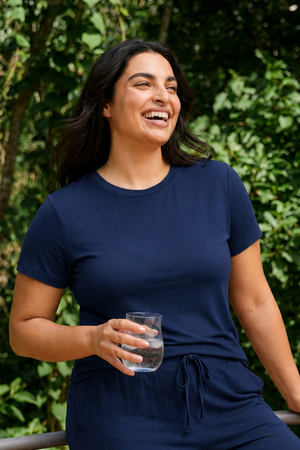 Women’s Ultra Soft Bamboo Tee (Midnight Navy)