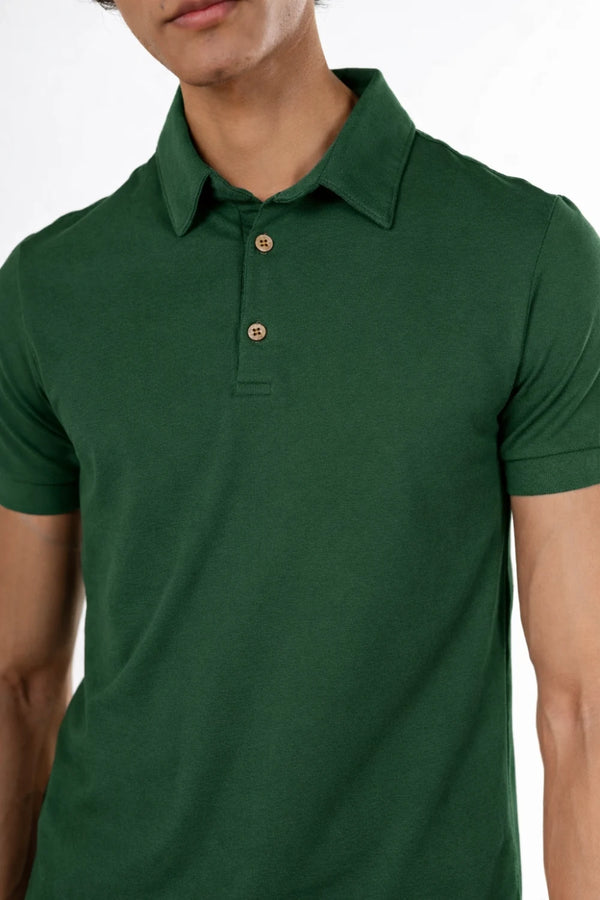 Sorona™ Polo (Pine Green)