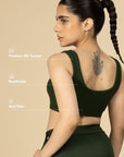 Bamboo Bra (Pine Green)