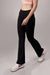 Flared Yoga Leggings (Bio-Poly Edition) (Carbon Black)