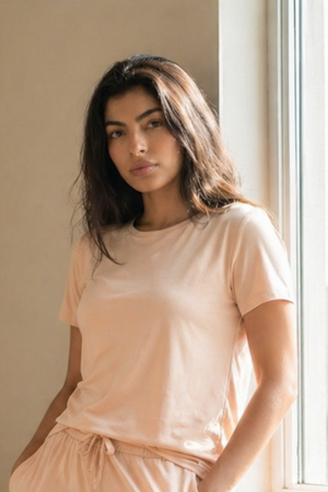 Women’s Ultra Soft Bamboo Tee (Hazelnut)