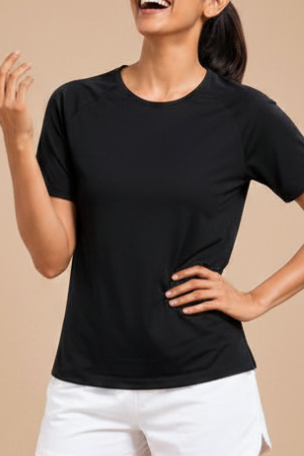 Bio Active Tee – EcoCiclo™ Biodegradable Polyester (Carbon Black)