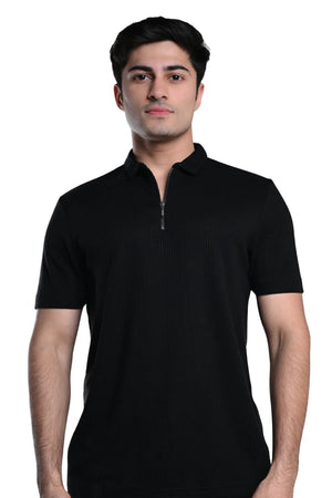 TENCEL™ POLO (Carbon Black)
